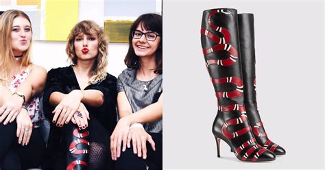 gucci boots with snake on the bottom|Gucci snake boots taylor swift.